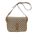 Shoulder Bag Medium Marrakech Flap Messenger Tan Monogrammed Canvas