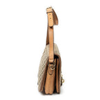 Shoulder Bag Medium Marrakech Flap Messenger Tan Monogrammed Canvas