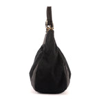 Shoulder Bag Charlotte Tote Black Monogrammed Canvas