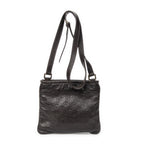 Shoulder Bag Small Flat Messenger Dark Brown Guccissima Leather