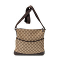 Shoulder Bag Medium Messenger Brown Monogrammed Canvas