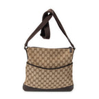 Shoulder Bag Medium Messenger Brown Monogrammed Canvas