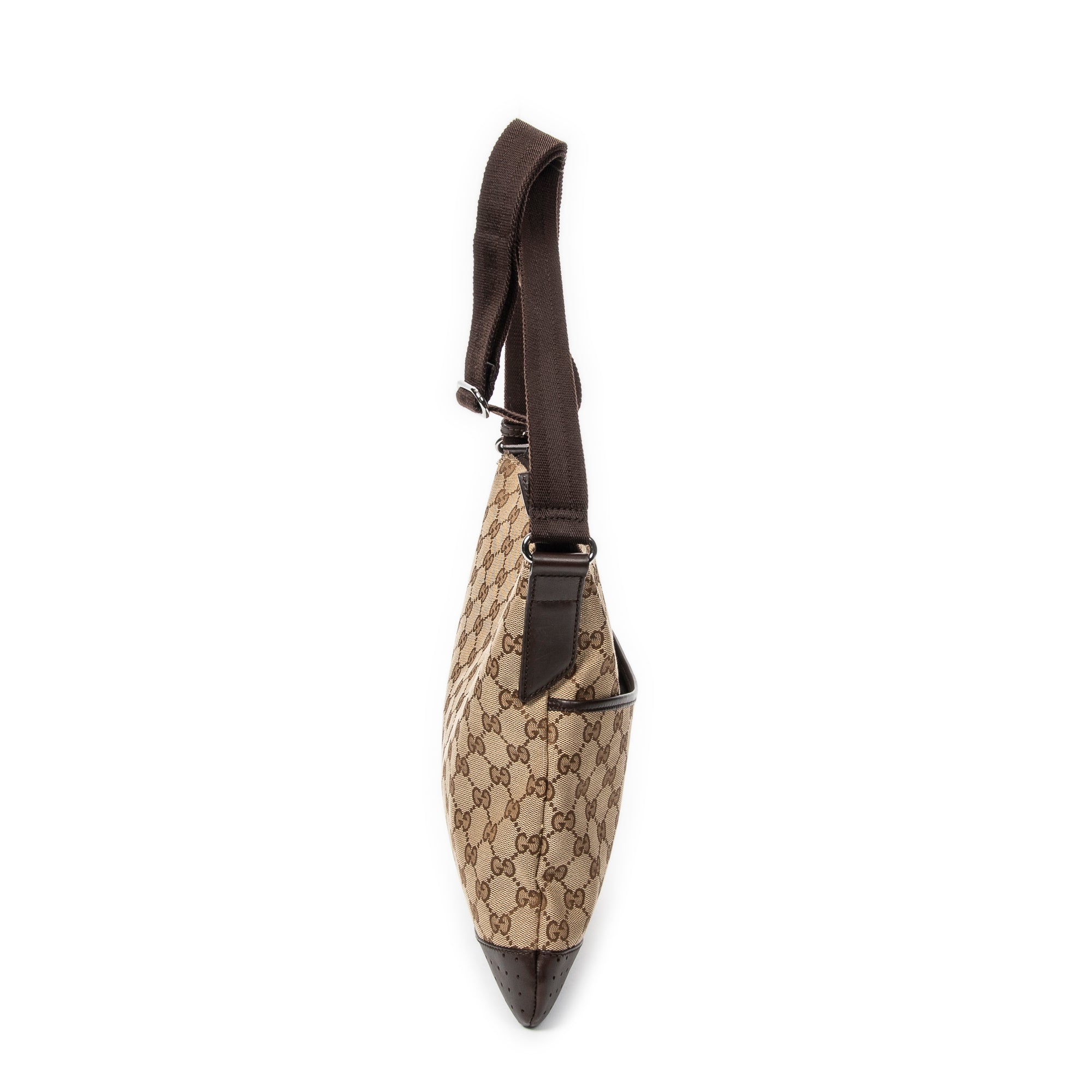 Shoulder Bag Medium Messenger Brown Monogrammed Canvas