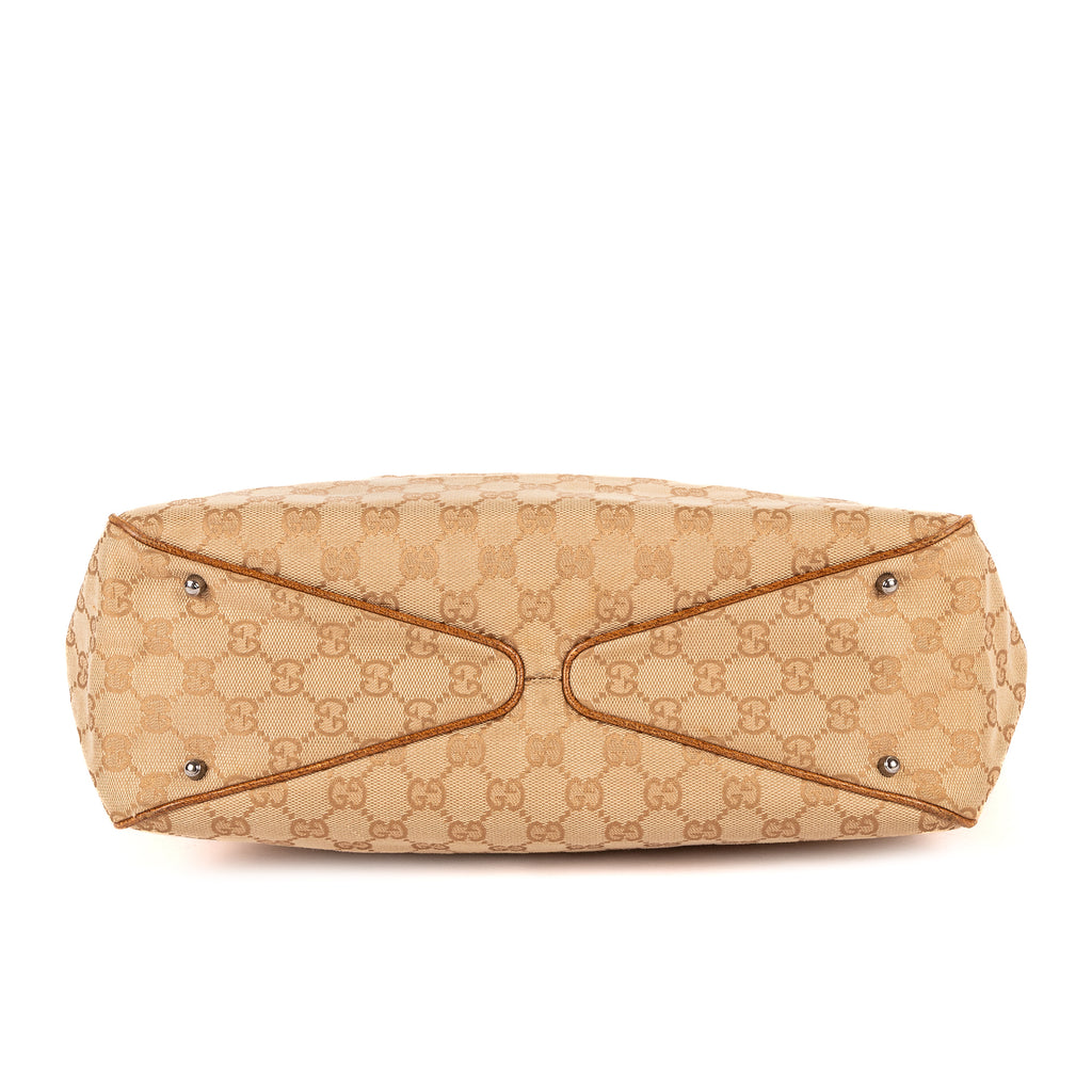 Gucci - Cabas épaule - Camel/Beige