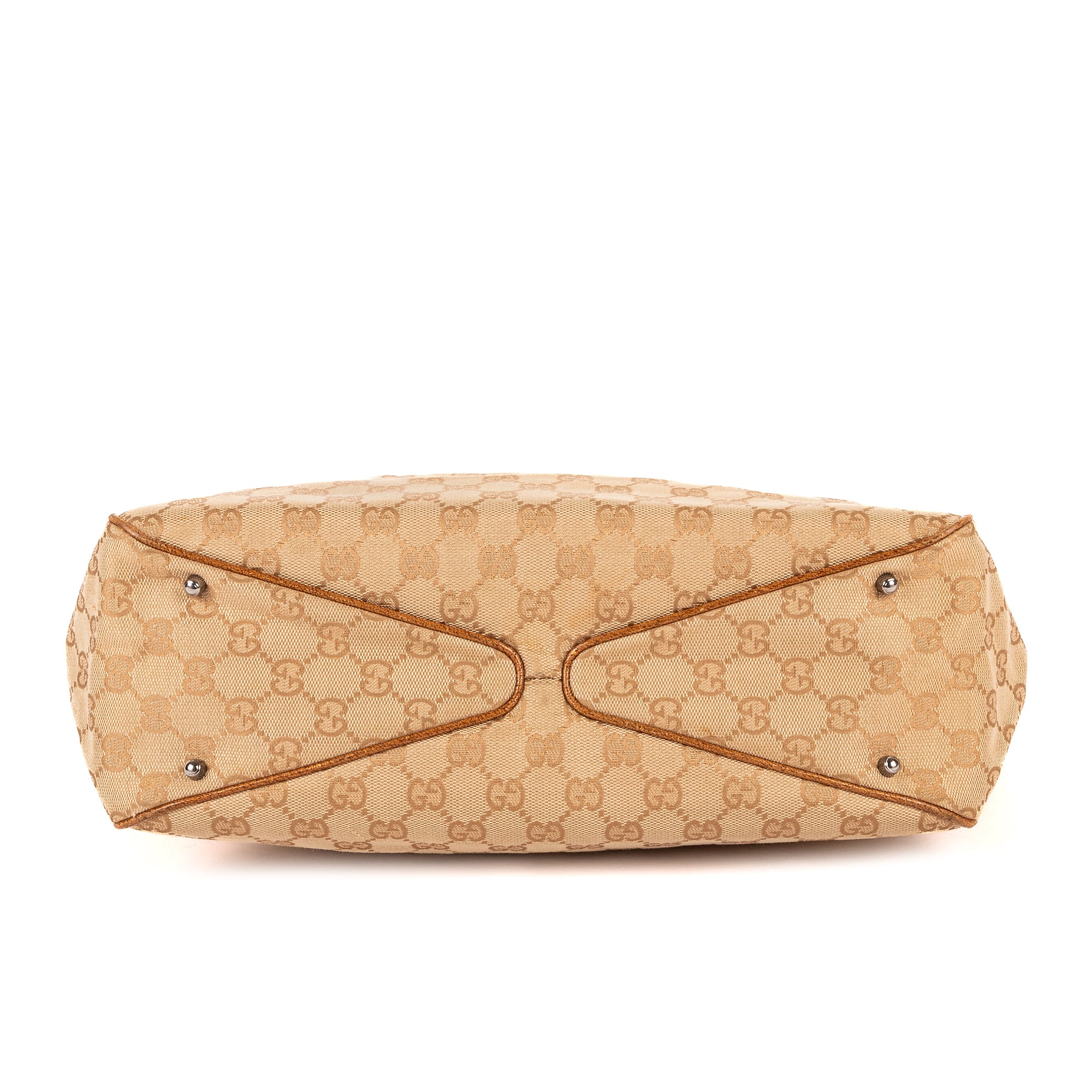 Gucci - Cabas épaule - Camel/Beige