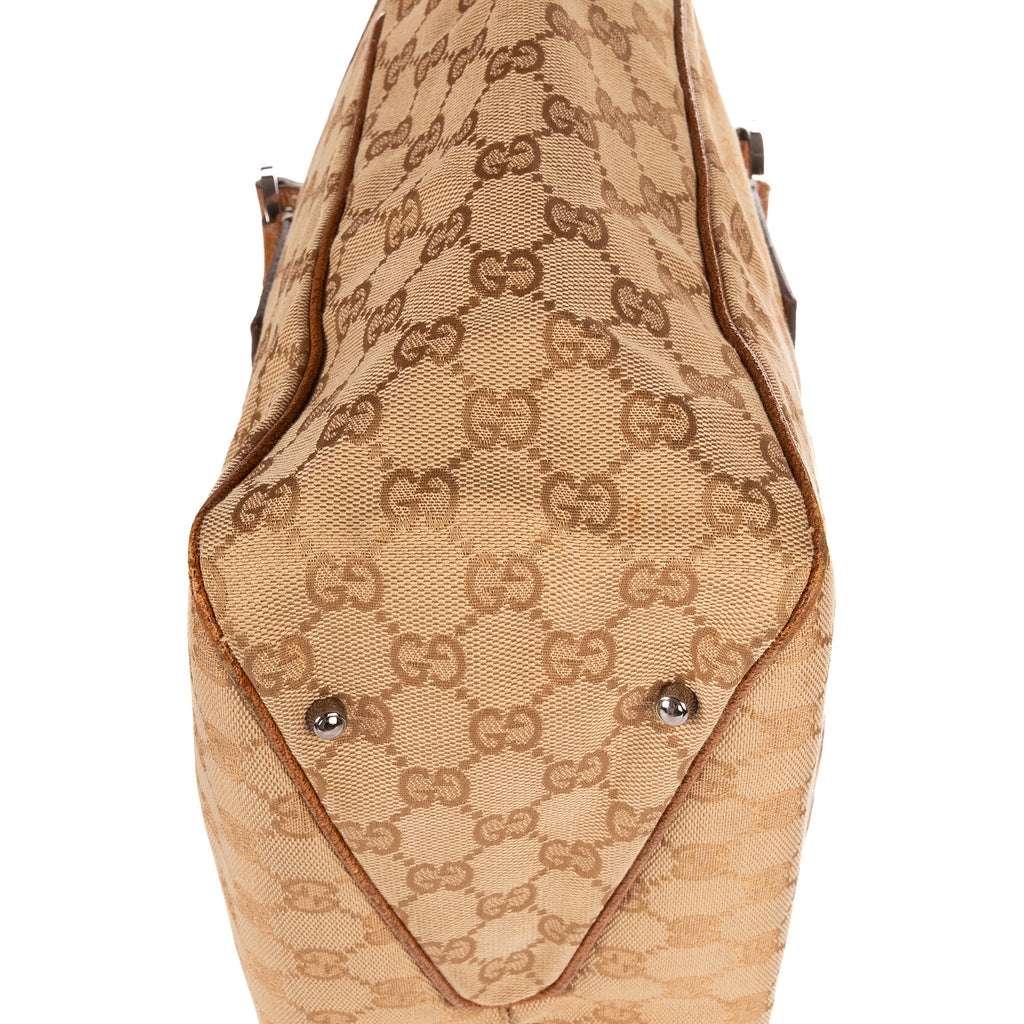 Gucci - Cabas épaule - Camel/Beige