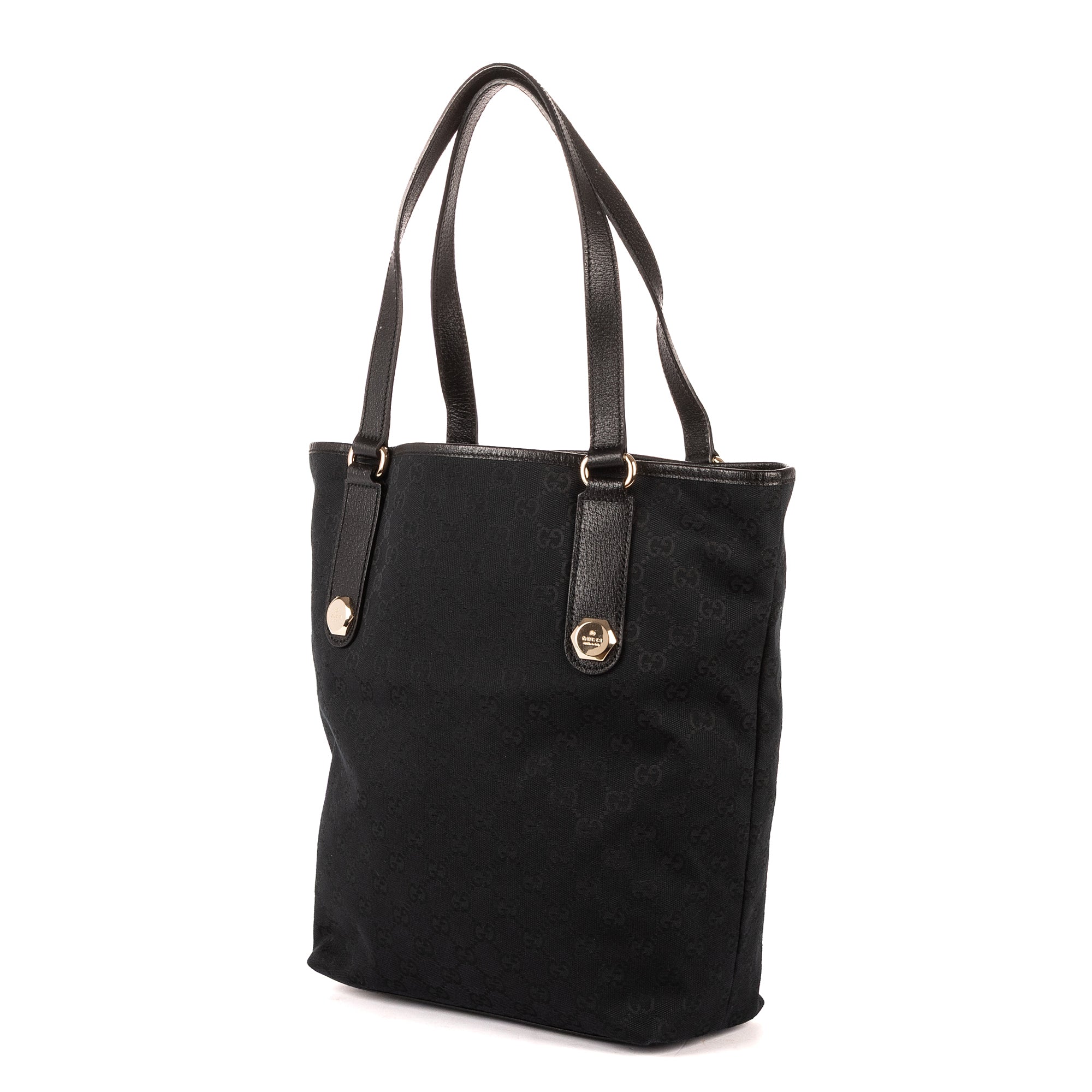 Bolso de Hombro Charmy Tote Lona Monogrammed Negra