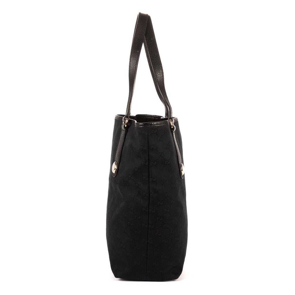 Bolso de Hombro Charmy Tote Lona Monogrammed Negra