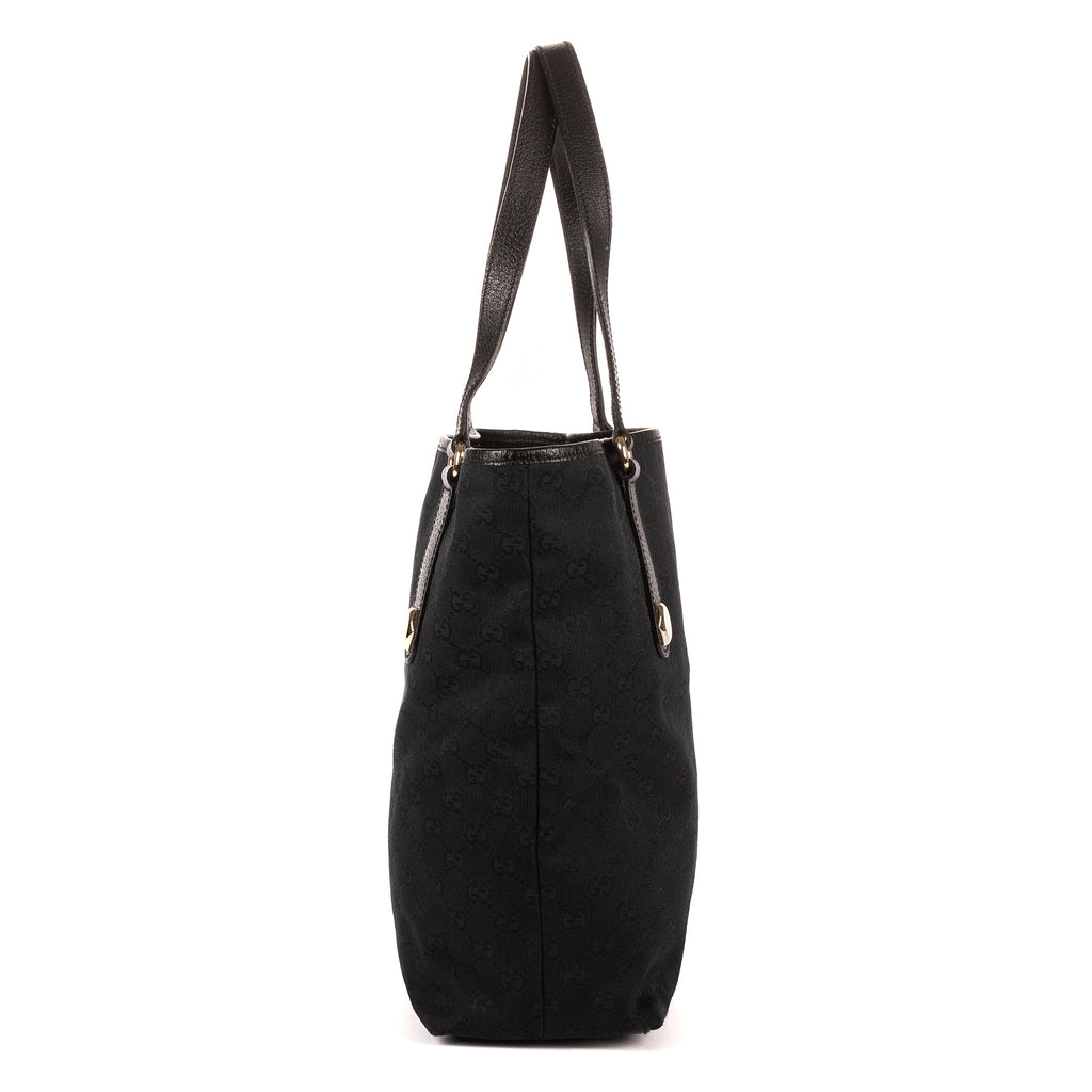 Bolso de Hombro Charmy Tote Lona Monogrammed Negra