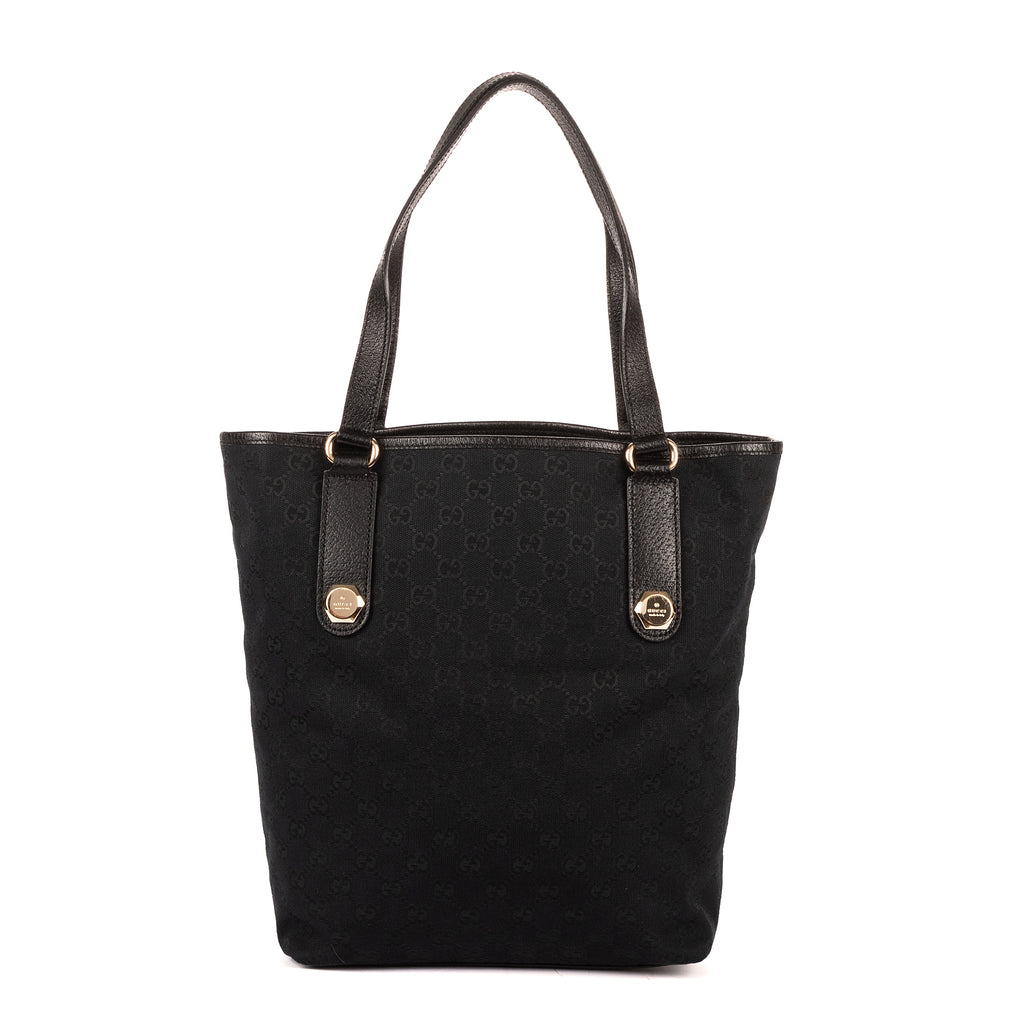 Bolso de Hombro Charmy Tote Lona Monogrammed Negra