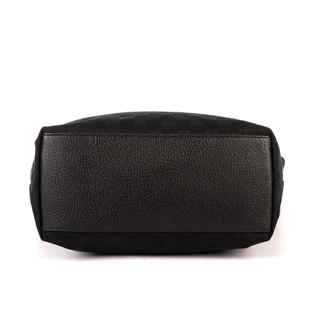 Bolso de Hombro Charmy Tote Lona Monogrammed Negra