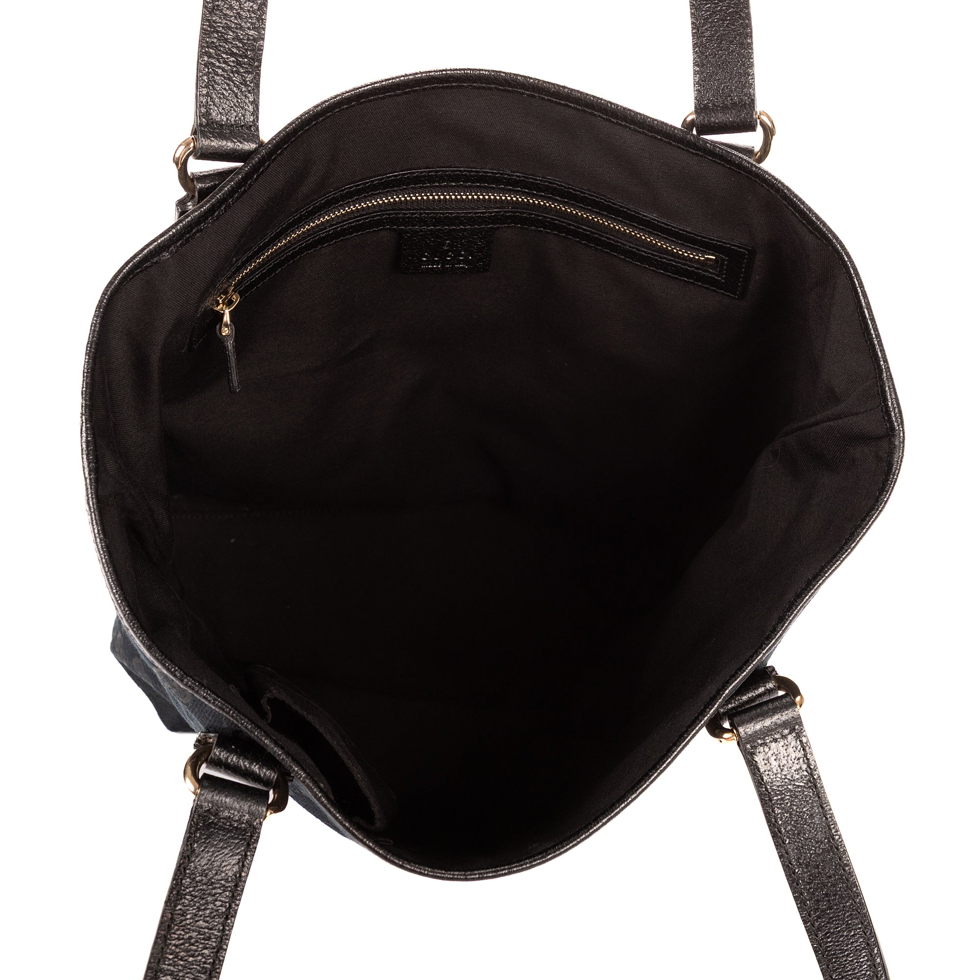 Bolso de Hombro Charmy Tote Lona Monogrammed Negra