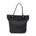Bolso de hombro Eclipse Tall Tote Lona Monogrammed Negra