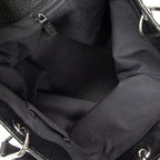 Bolso de hombro Eclipse Tall Tote Lona Monogrammed Negra