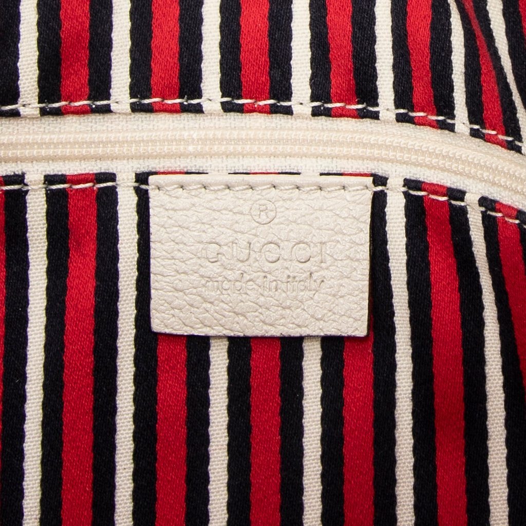 Gucci - Sac bandoulière Abbey - Bleu/Ivoire