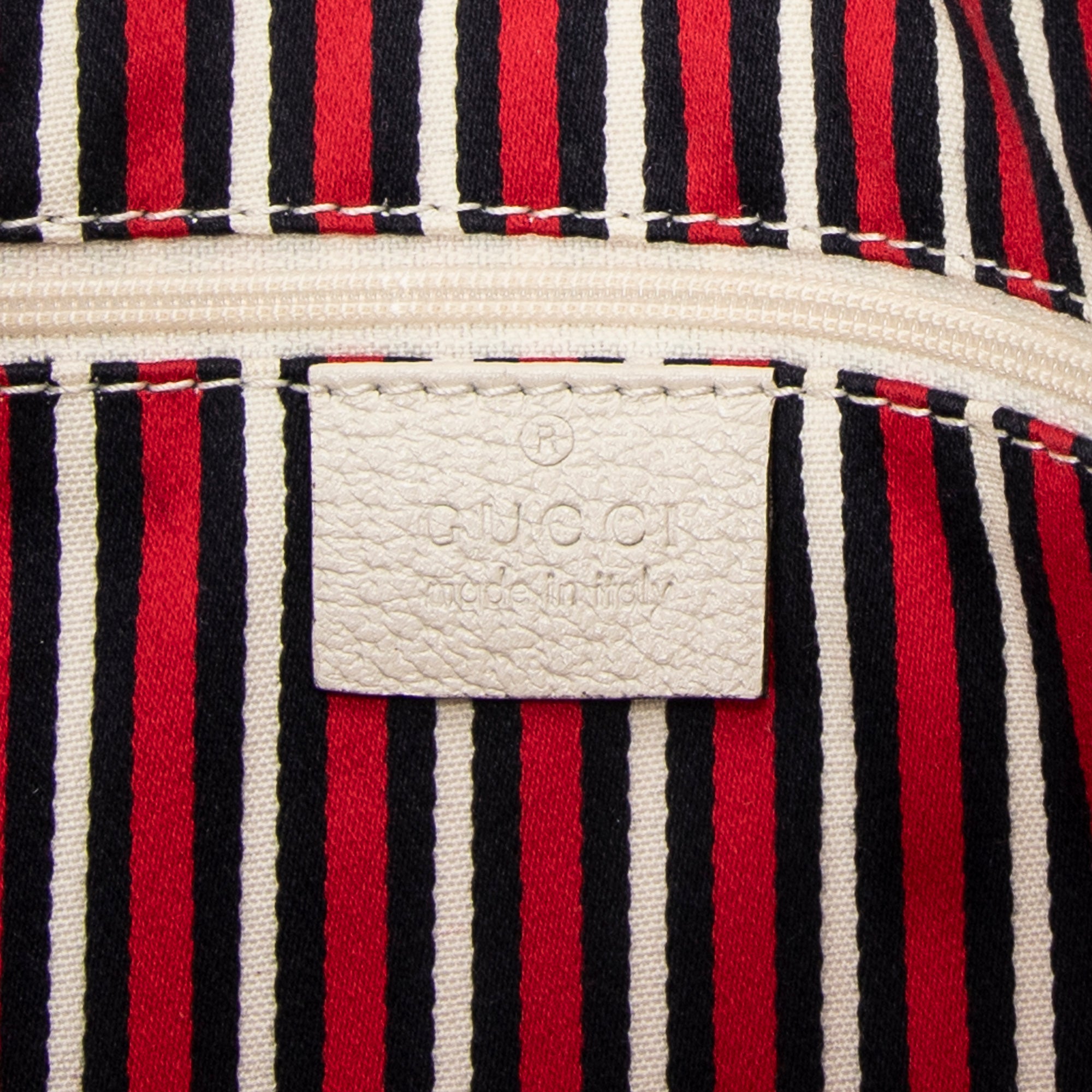 Gucci - Sac bandoulière Abbey - Bleu/Ivoire
