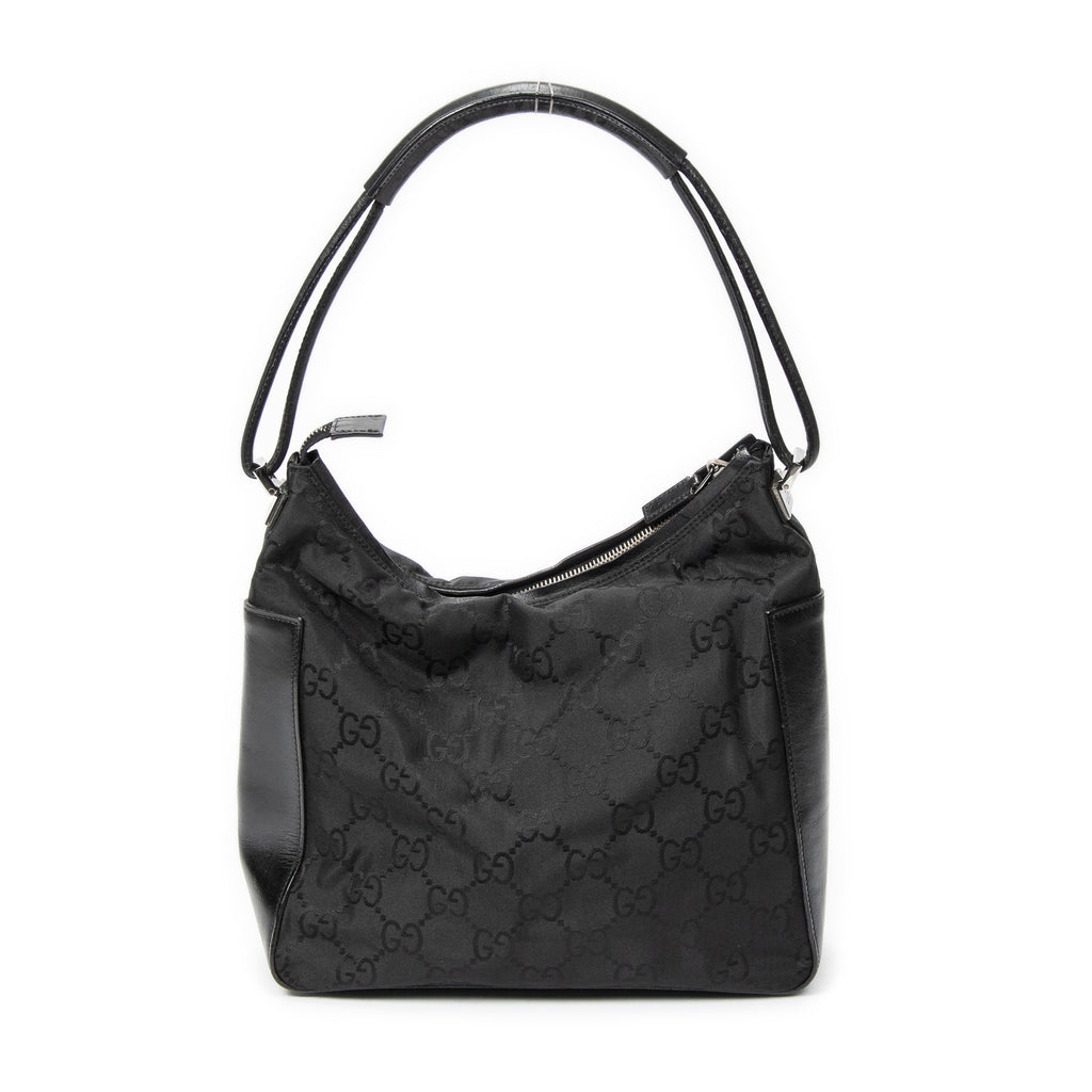 Gucci - Sac Hobo à Fermeture Éclair - Noir
