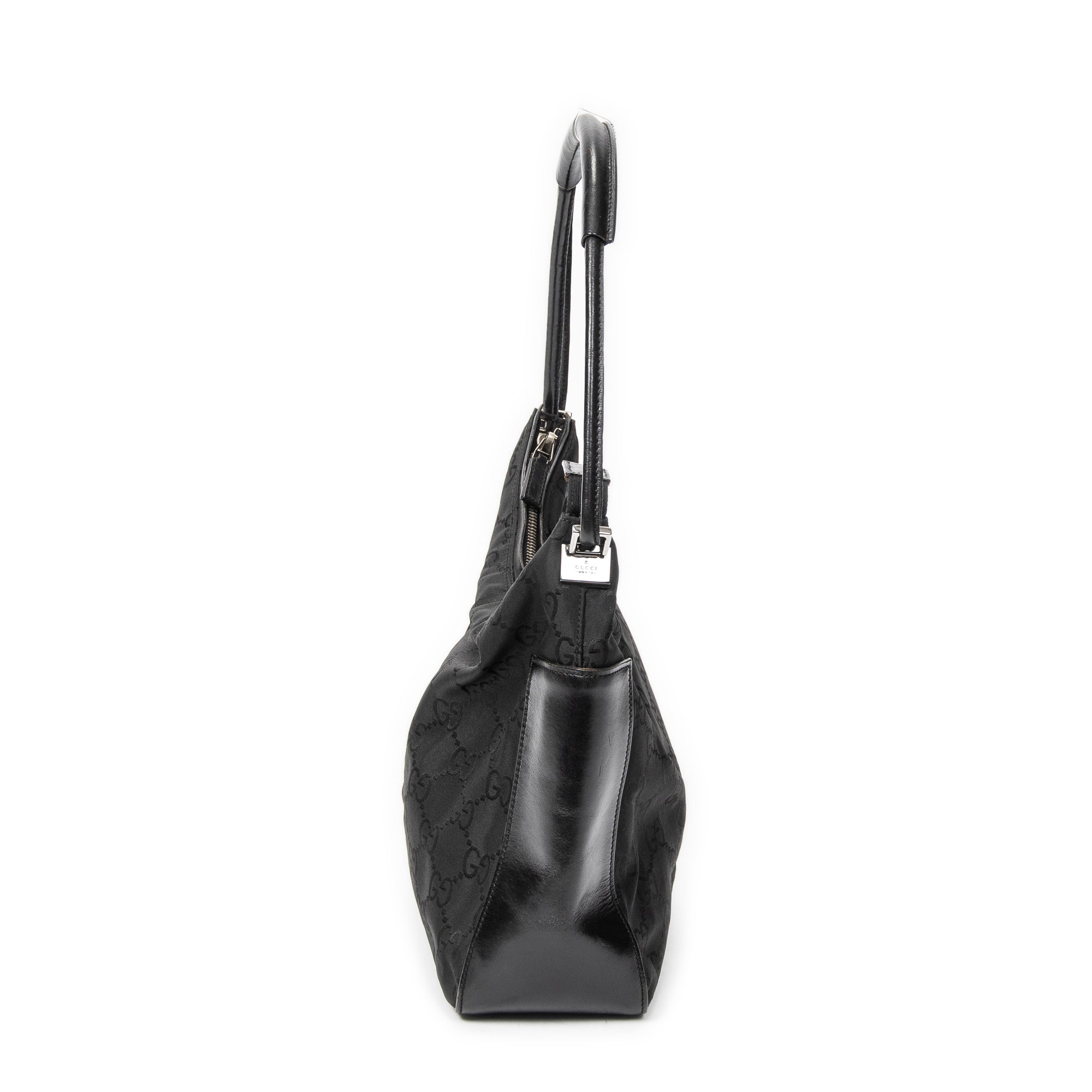 Gucci - Sac Hobo à Fermeture Éclair - Noir