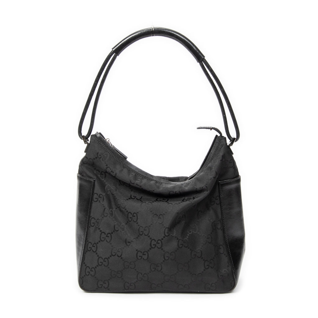 Gucci - Sac Hobo à Fermeture Éclair - Noir