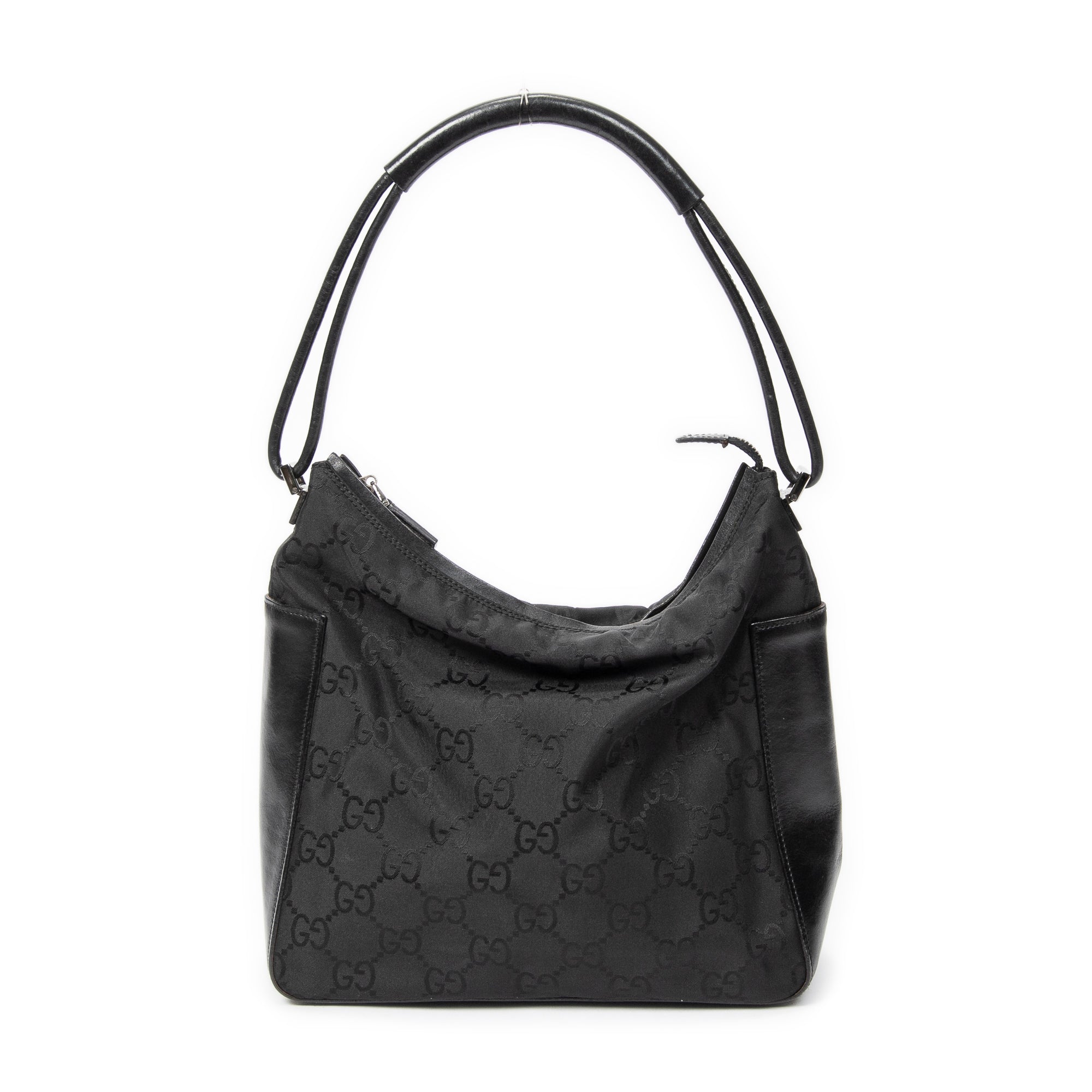 Gucci - Sac Hobo à Fermeture Éclair - Noir