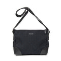 Bolso de Hombro Joy Messenger Lona Monogram con estampado "Joy" negra