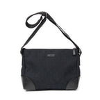 Bolso de Hombro Joy Messenger Lona Monogram con estampado "Joy" negra