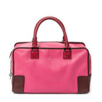 Handbag Tricolor Amazona 36 Pink Goatskin Leather