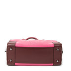 Handbag Tricolor Amazona 36 Pink Goatskin Leather