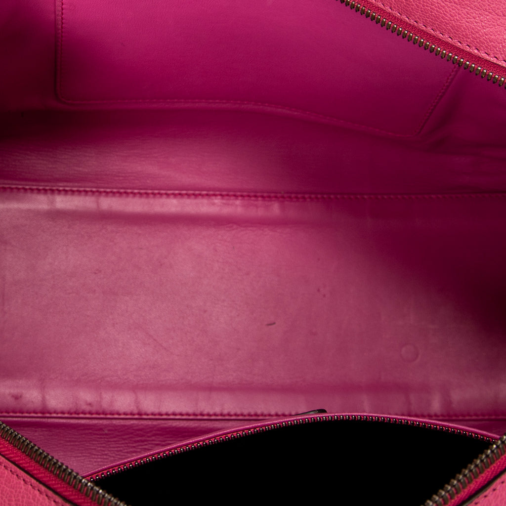 Handbag Tricolor Amazona 36 Pink Goatskin Leather