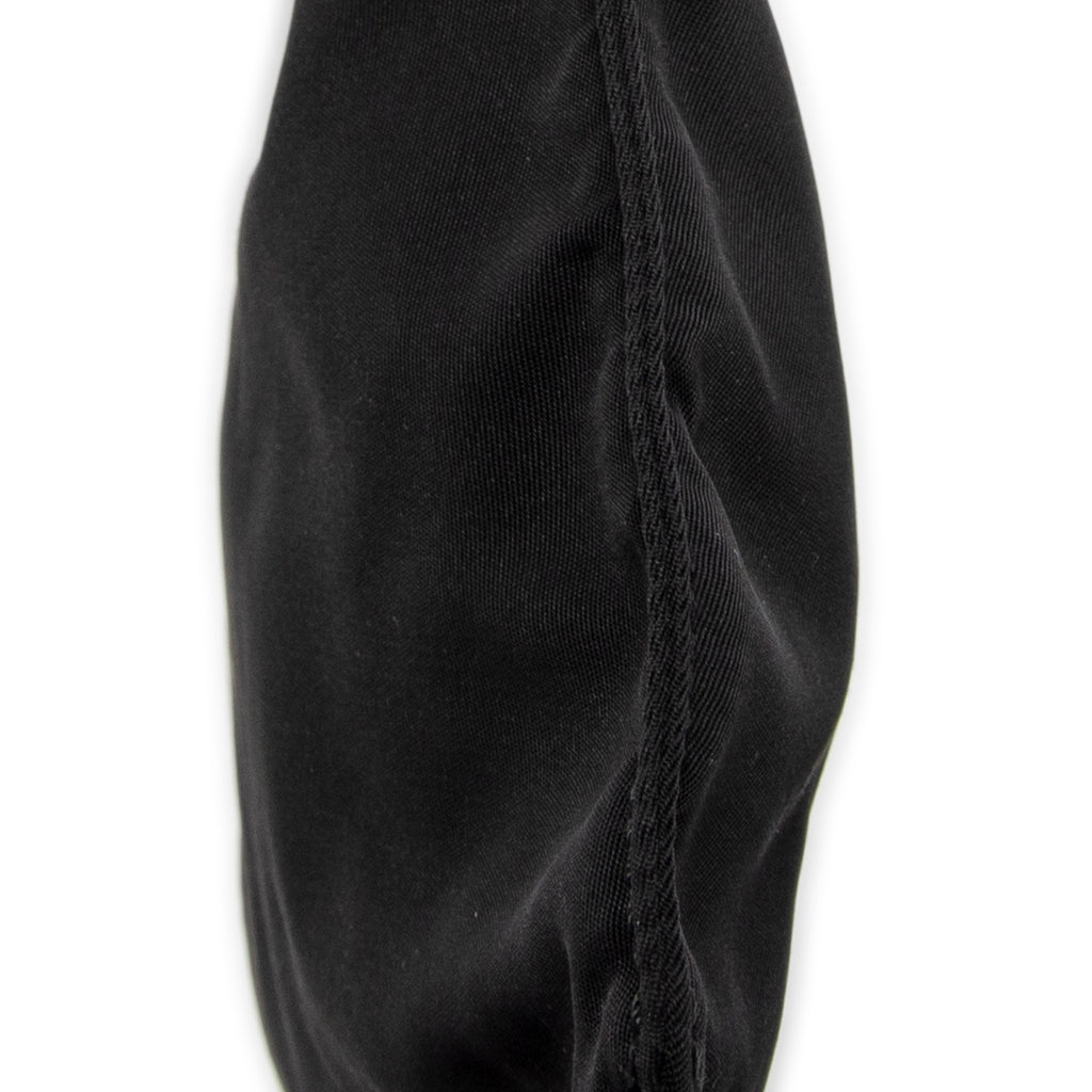Shoulder Bag Small Flat Crossbody Black Nylon Canvas