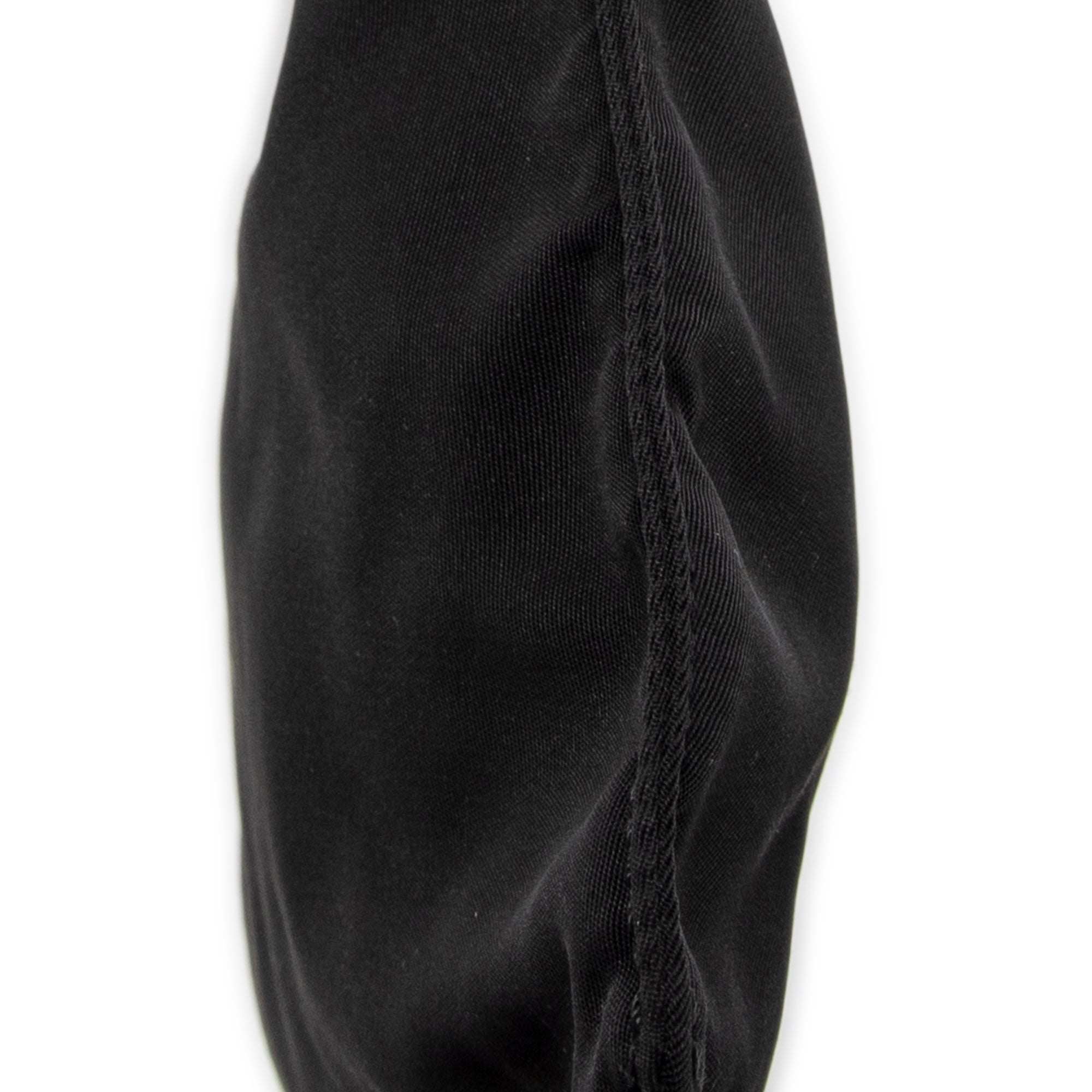 Shoulder Bag Small Flat Crossbody Black Nylon Canvas