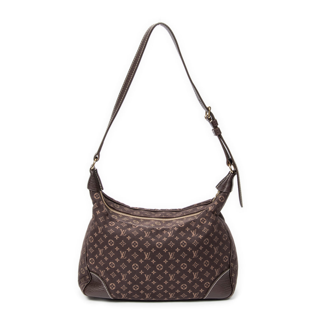 Shoulder Bag Boulogne Brown Monogram Mini Lin