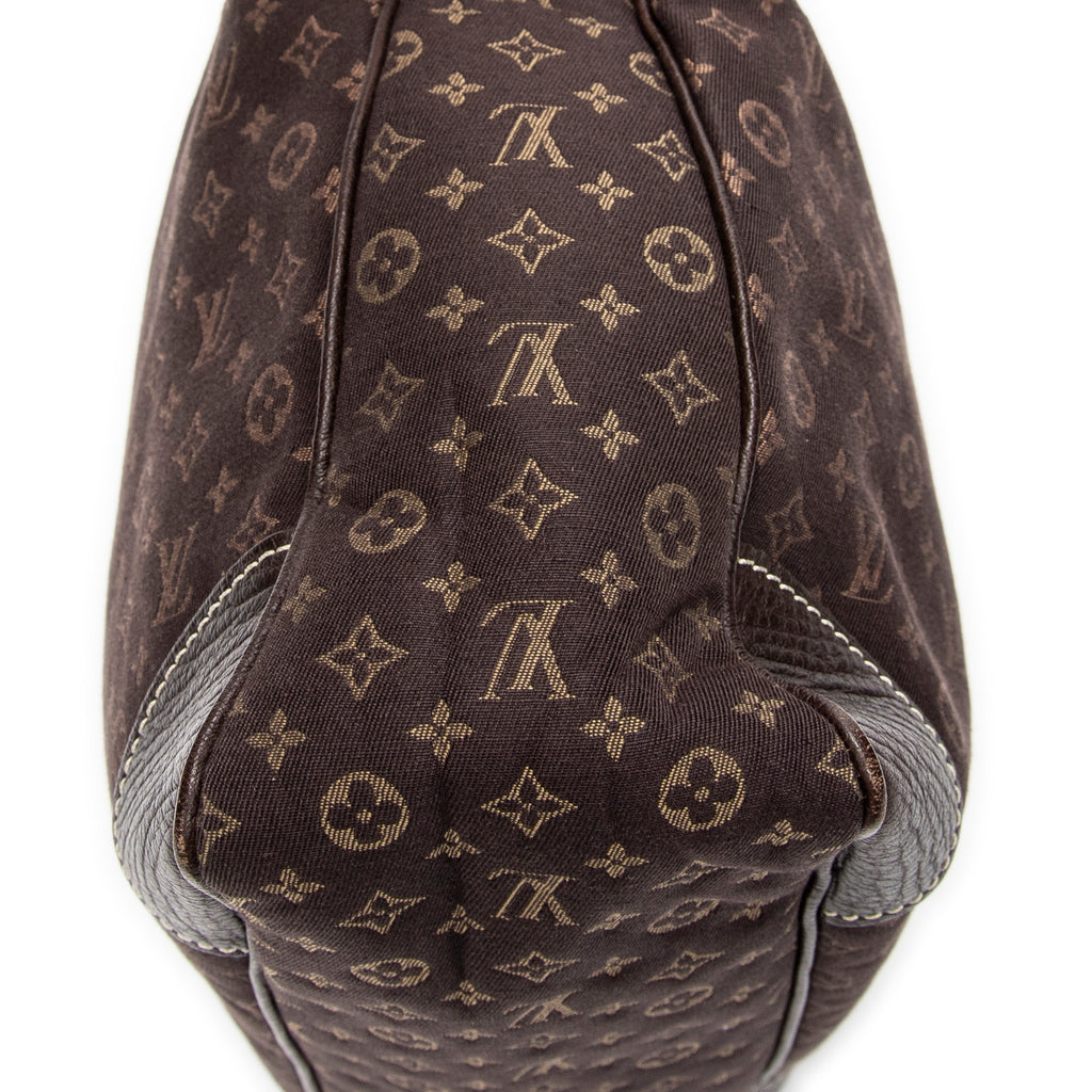 Shoulder Bag Boulogne Brown Monogram Mini Lin