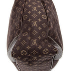 Shoulder Bag Boulogne Brown Monogram Mini Lin