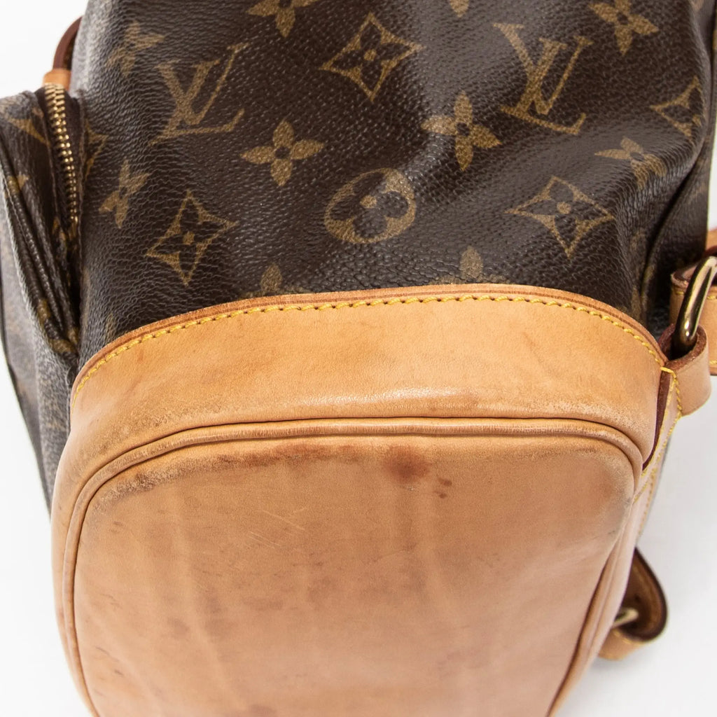 Sac à dos Montsouris MM Toile Monogram marron
