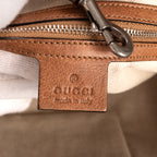 Bolso de hombro Miss GG Vertical Tote lona monograma beige
