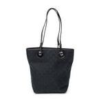 Bolso de Hombro Pequeño Eclipse Compras Lona Monogramada Negra