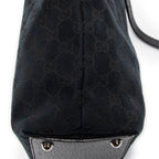 Bolso de Hombro Pequeño Eclipse Compras Lona Monogramada Negra