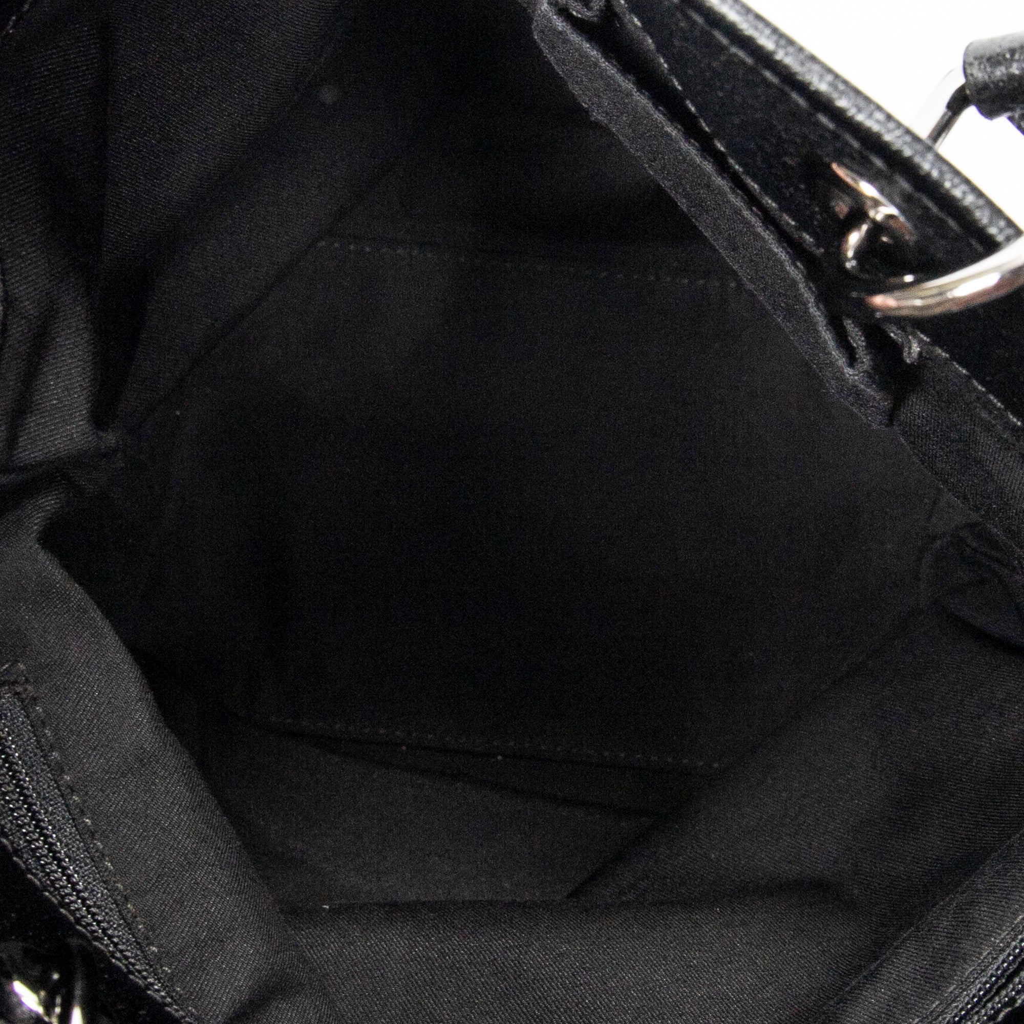 Bolso de Hombro Pequeño Eclipse Compras Lona Monogramada Negra