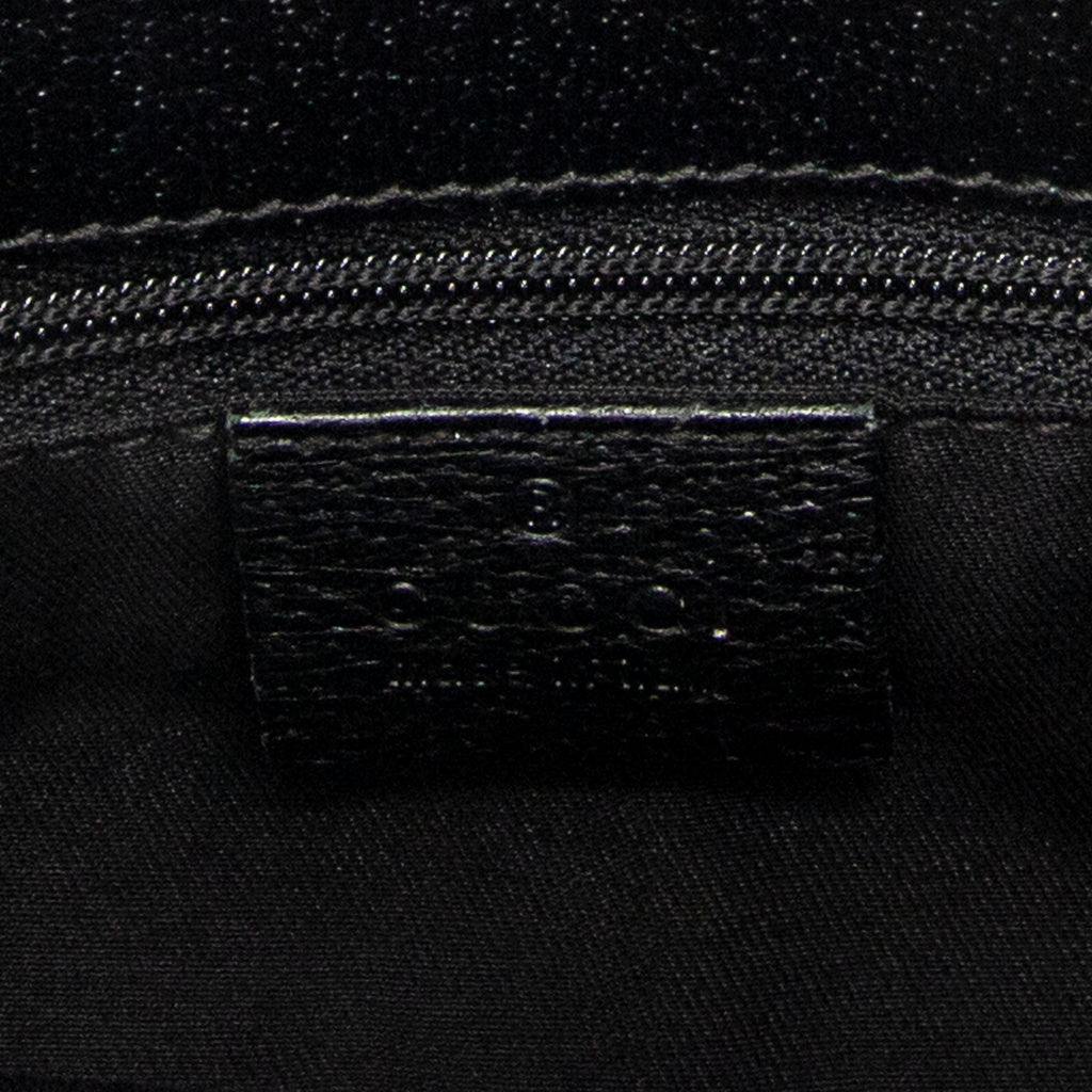 Bolso de Hombro Pequeño Eclipse Compras Lona Monogramada Negra