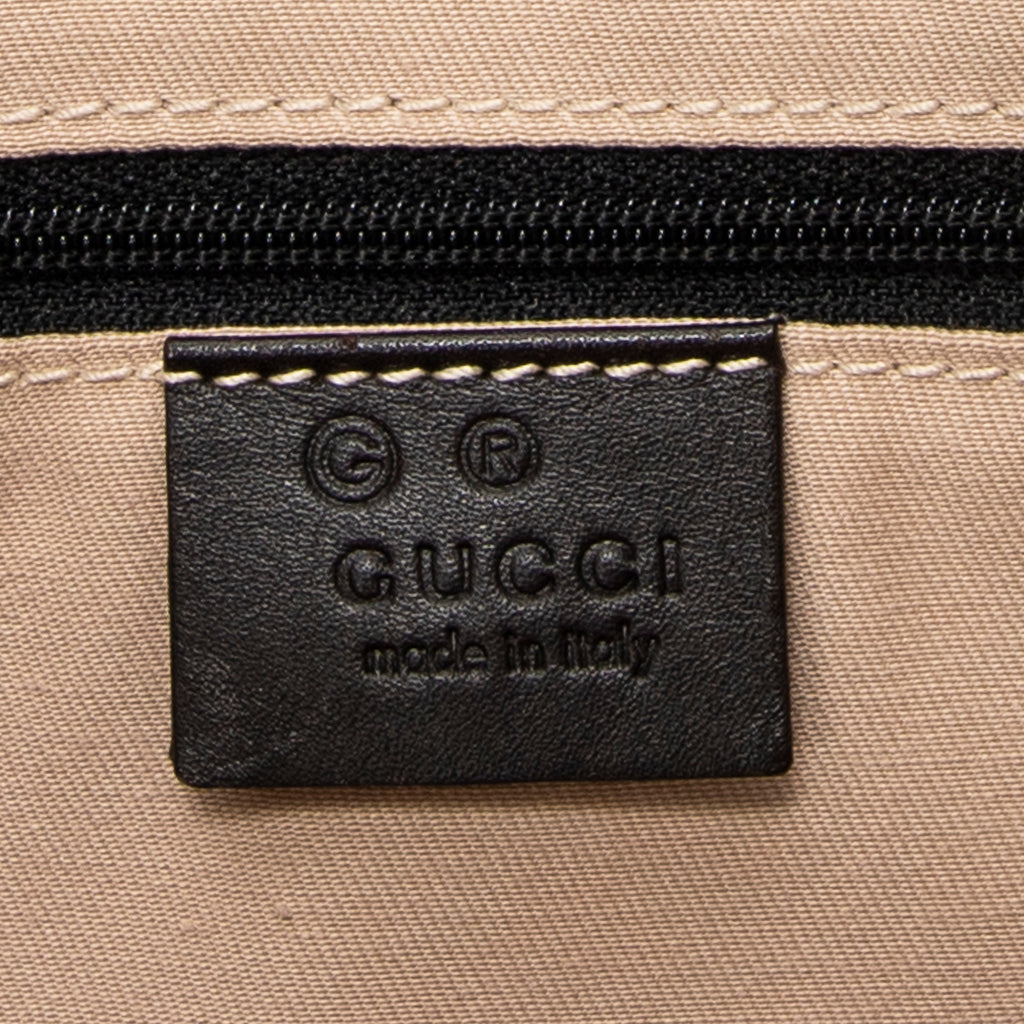 Shoulder Bag Open Tote Dark Brown Supreme Coated Canvas