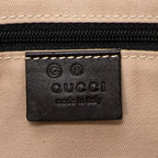 Shoulder Bag Open Tote Dark Brown Supreme Coated Canvas
