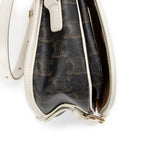 Celine - Sac Folco Moyen - Marron Foncé/Ivoire