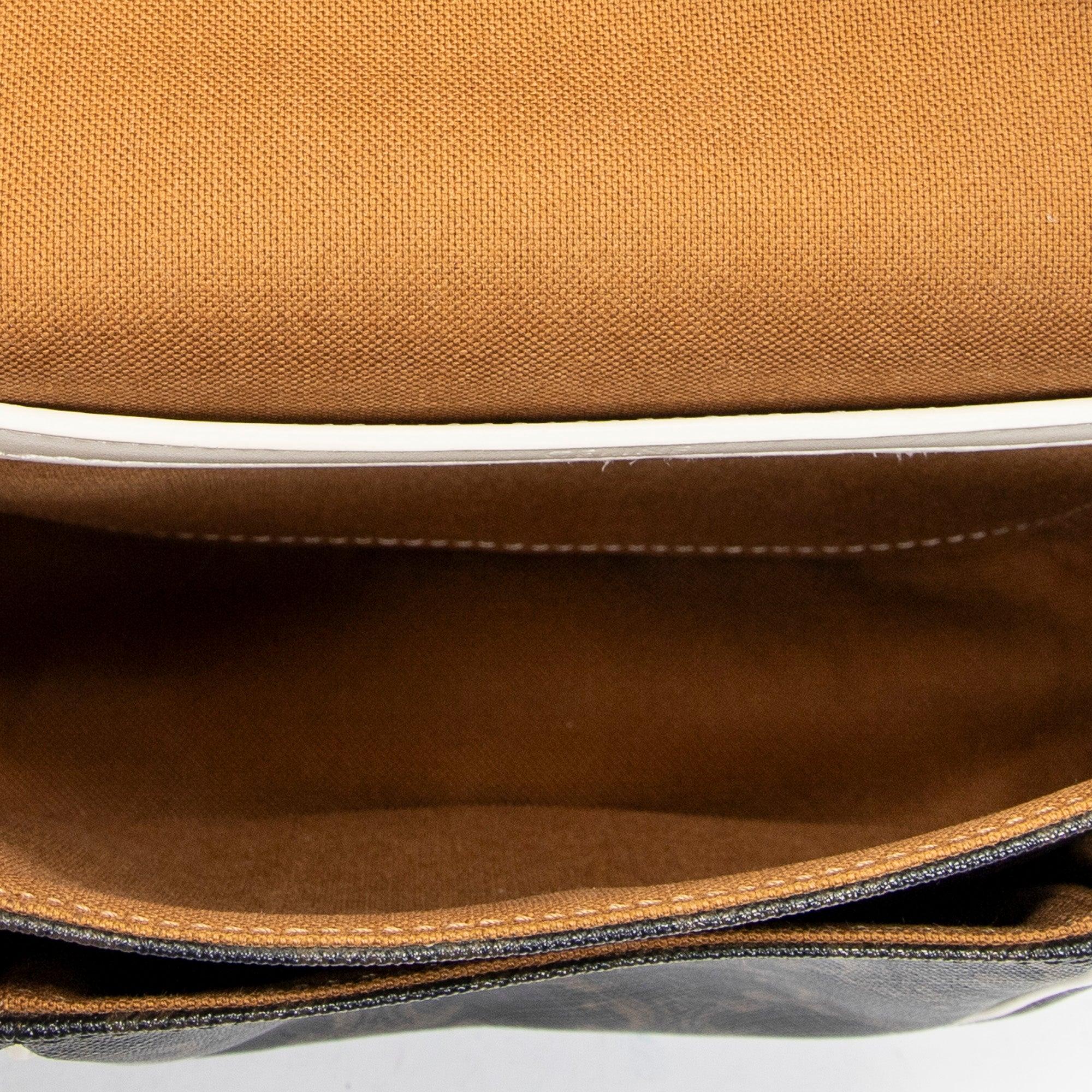 Celine - Sac Folco Moyen - Marron Foncé/Ivoire