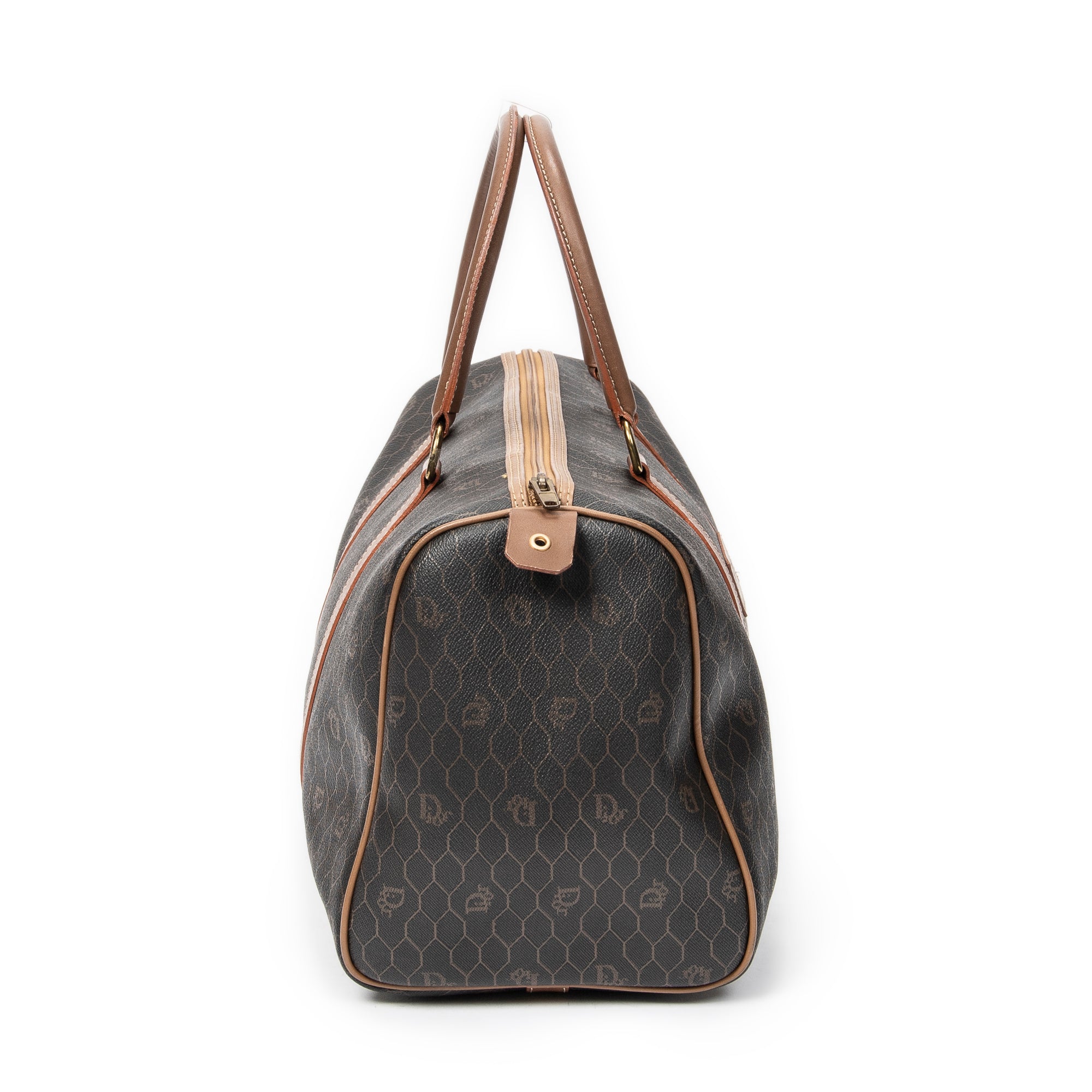 Dior - Petit Boston - Marron/Gris