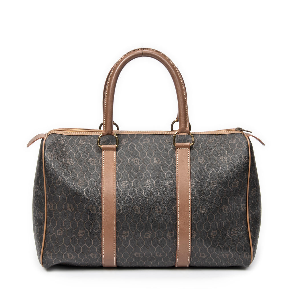 Dior - Petit Boston - Marron/Gris
