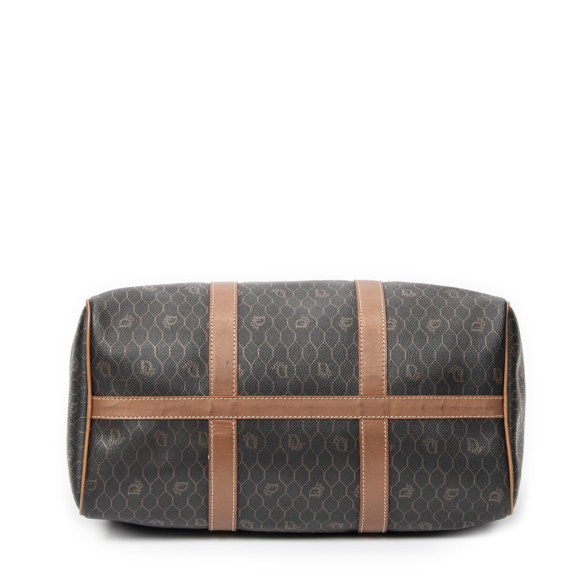 Dior - Petit Boston - Marron/Gris