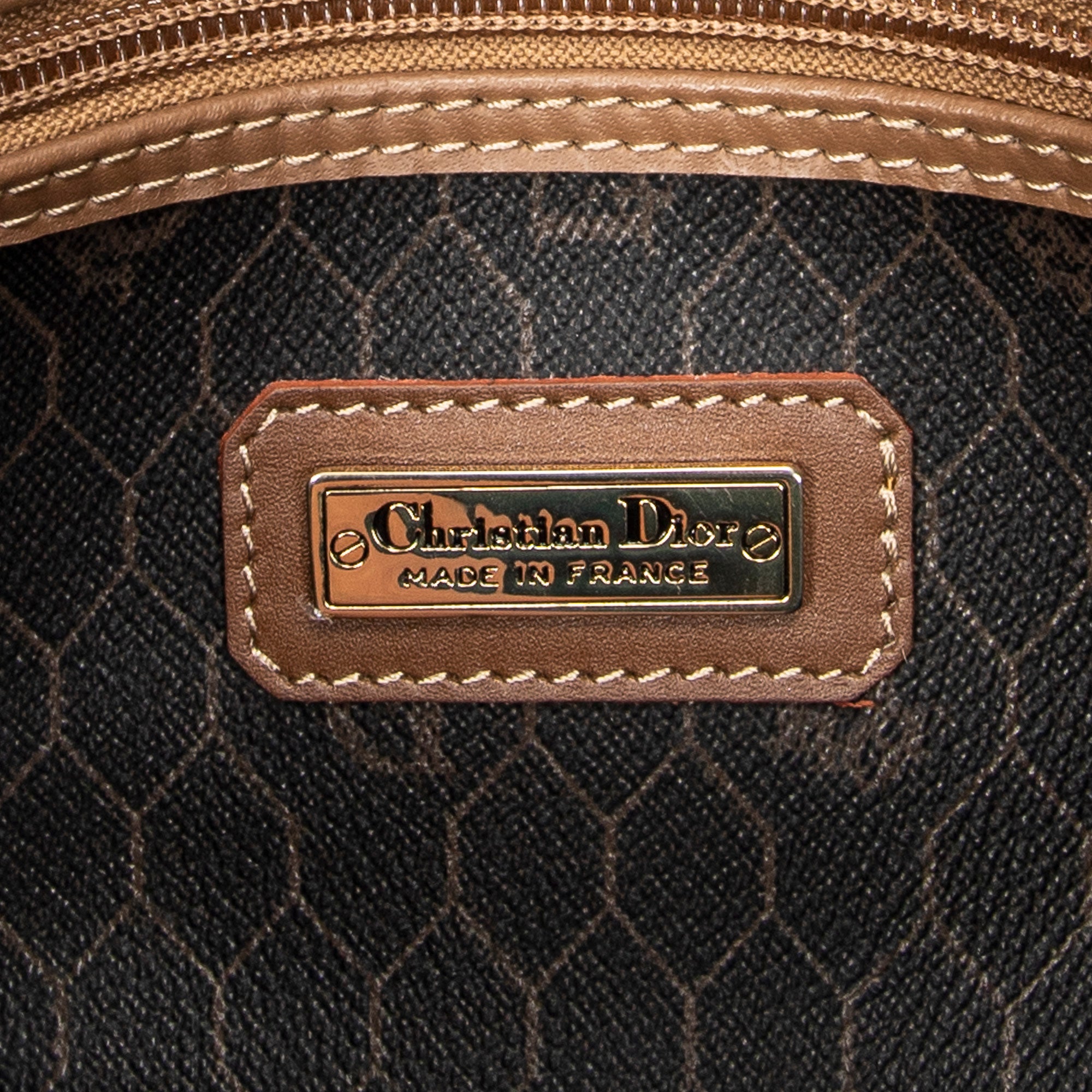 Dior - Petit Boston - Marron/Gris