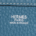 Shoulder Bag Evelyne II TGM Blue Jean Clemence Leather