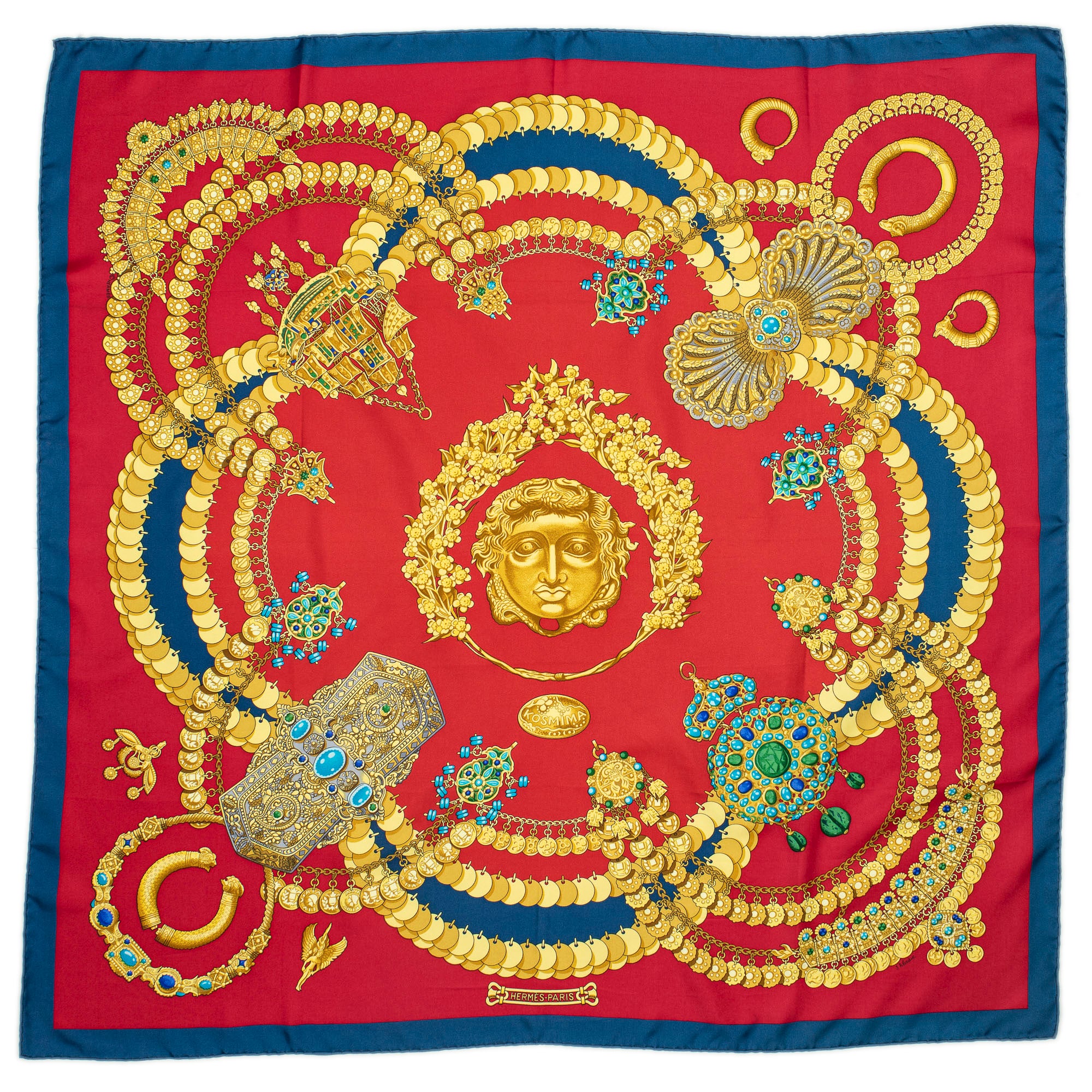 Pañuelo Pañuelo Rojo 100% Sarga de Seda